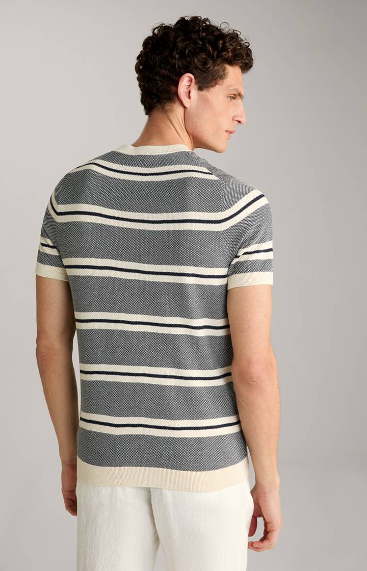Joop Strick-Shirt Vico in Navy/Offwhite gestreift Nur noch ein Tag übrig