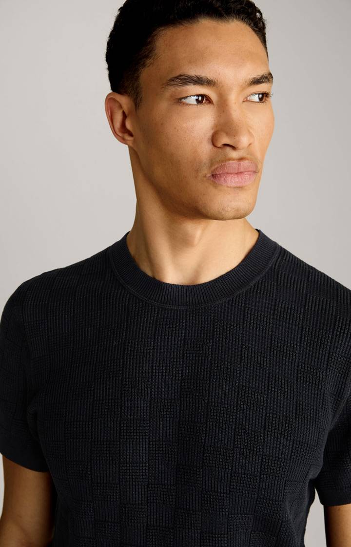 Joop Strick-Shirt Heiri in Navy Super Rabatt