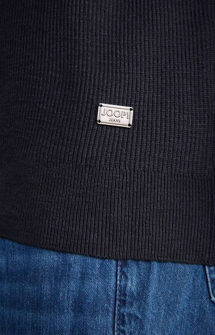 Joop Strickpullover Henley in Navy Kostenloser Versand international