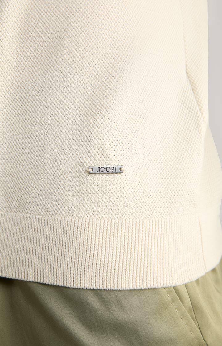 Joop Strick-Shirt Valdrio in Natural Begrenzt auf 3 Tage