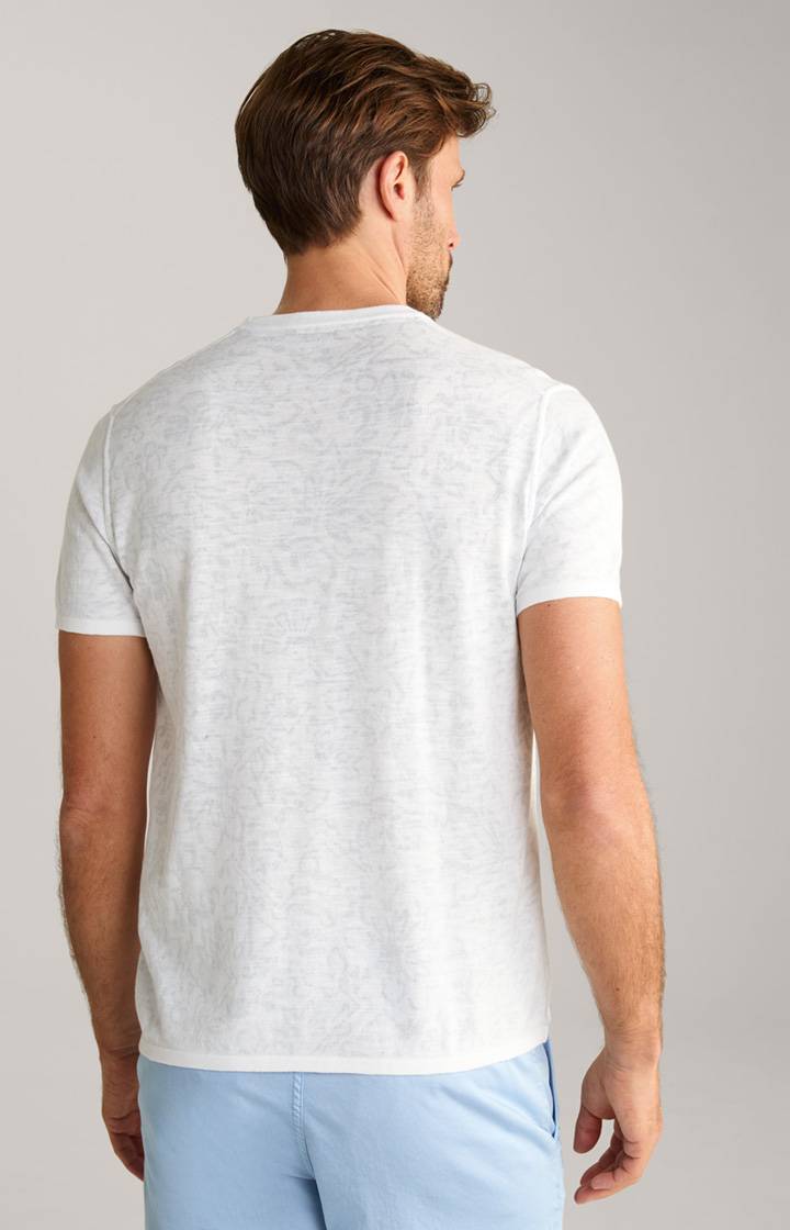 Joop T-Shirt Pieron in Weiß gemustert 50% Rabatt für begrenzte Zeit