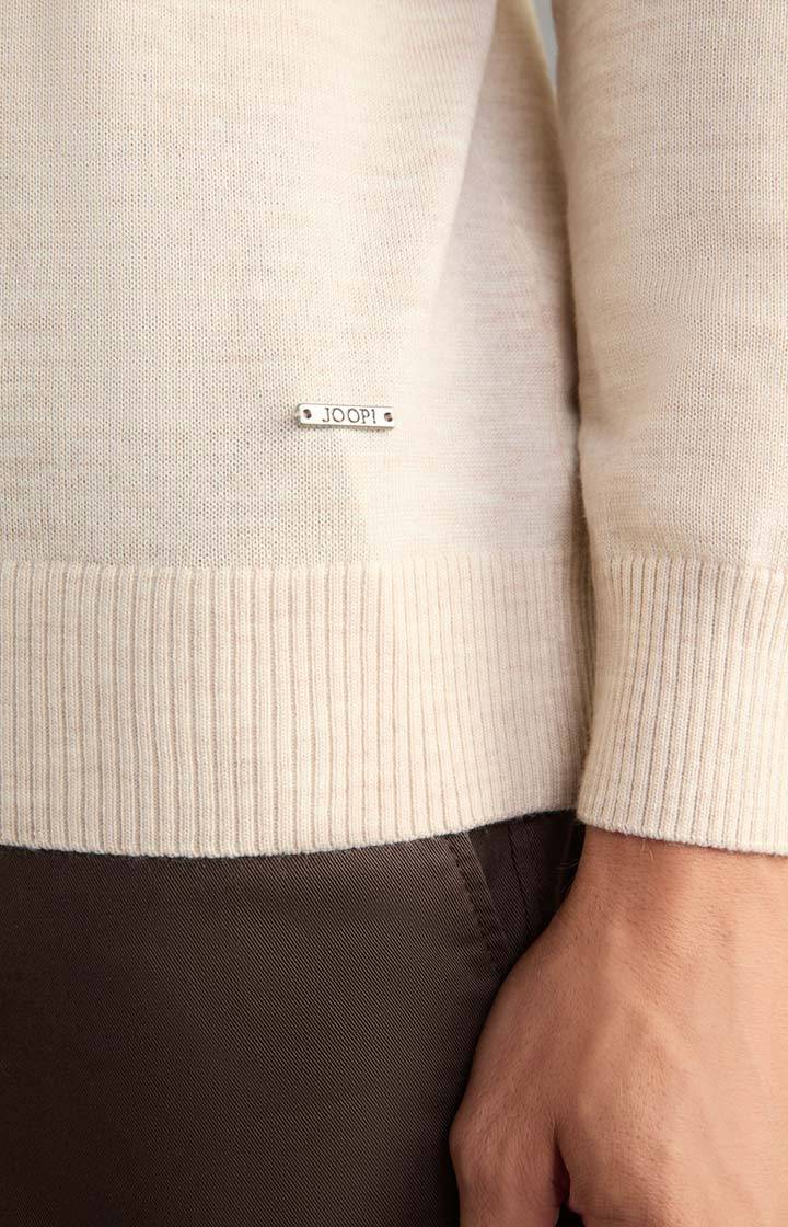 Joop Merinowoll-Pullover Denny in Hellbeige 2025