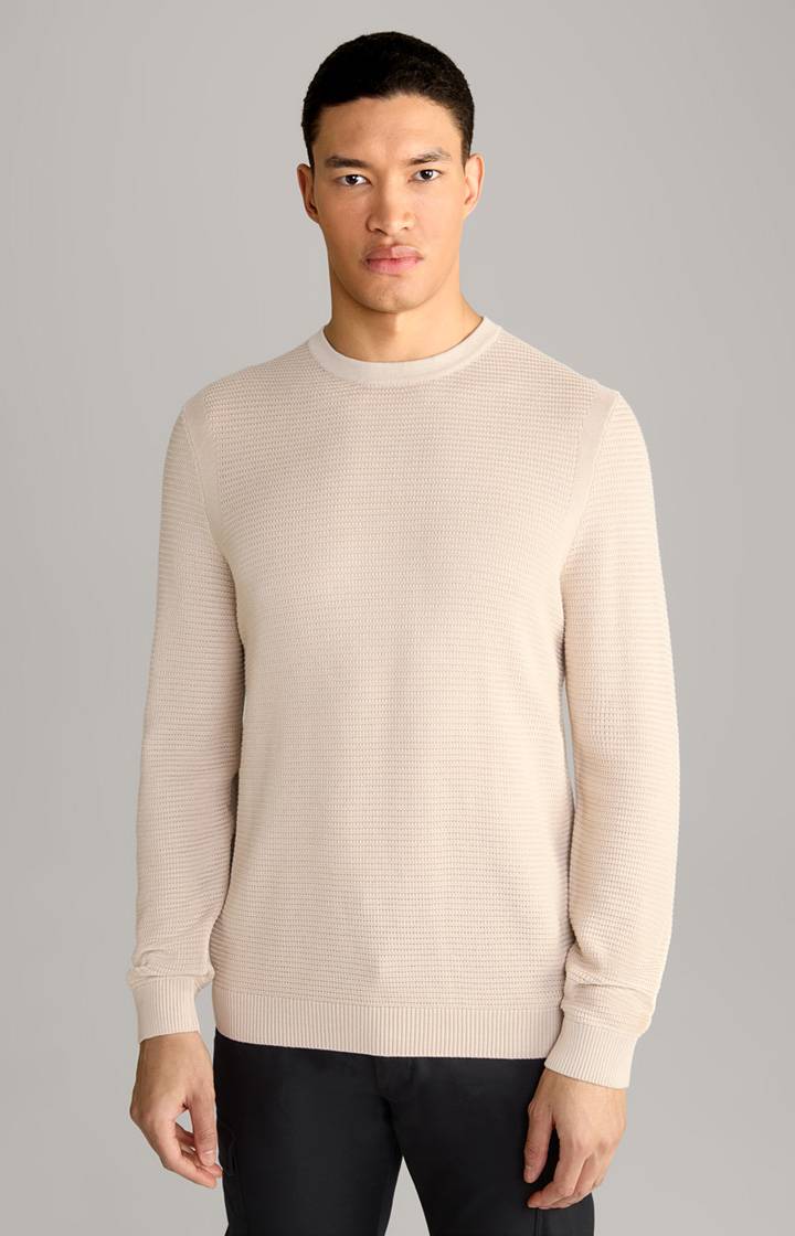 Joop Strickpullover Conrados in Beige Auslauf