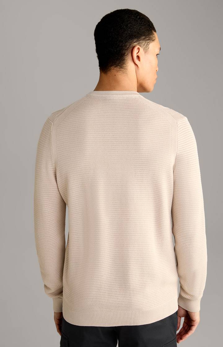 Joop Strickpullover Conrados in Beige Auslauf