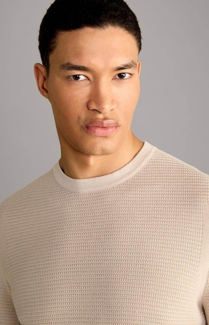 Joop Strickpullover Conrados in Beige Auslauf