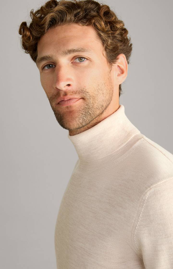 Joop Merinowoll-Pullover Donte in Hellbeige Angebote