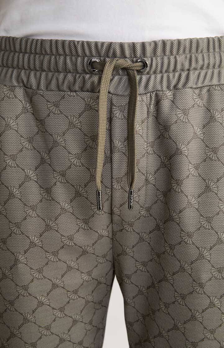 Joop Cornflower-Joggpants Tivon in Dunkelgrün gemustert Schlussverkauf