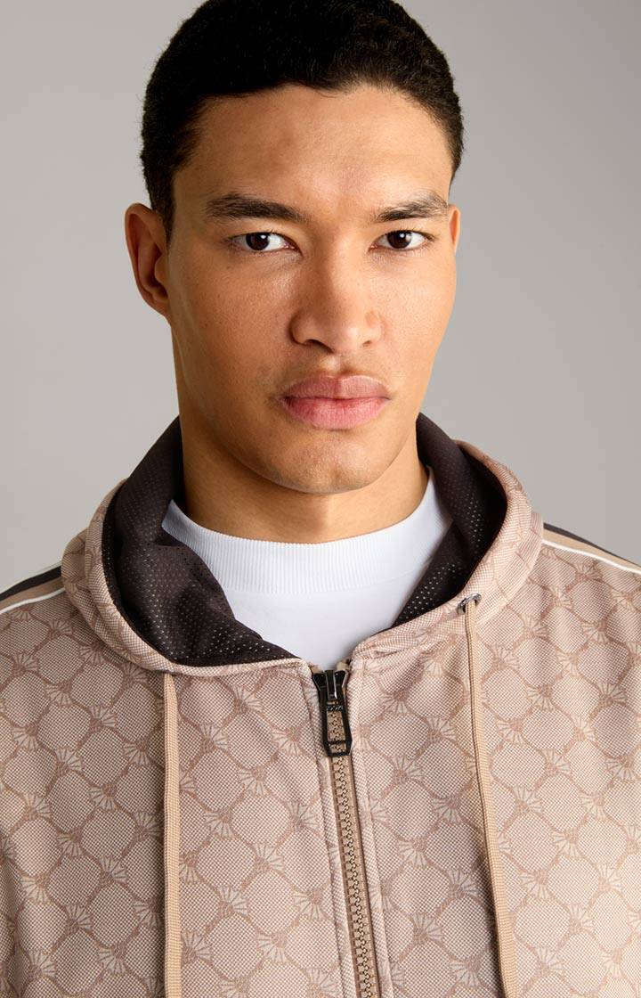 Joop Cornflower-Sweatjacke Tristan in Hellbraun Günstiger Verkauf