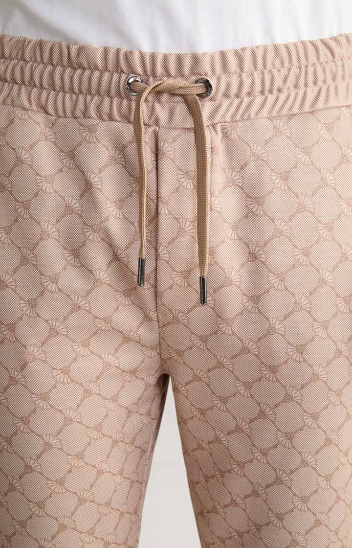 Joop Cornflower-Joggpants Tivon in Hellbraun gemustert Fabrikverkauf