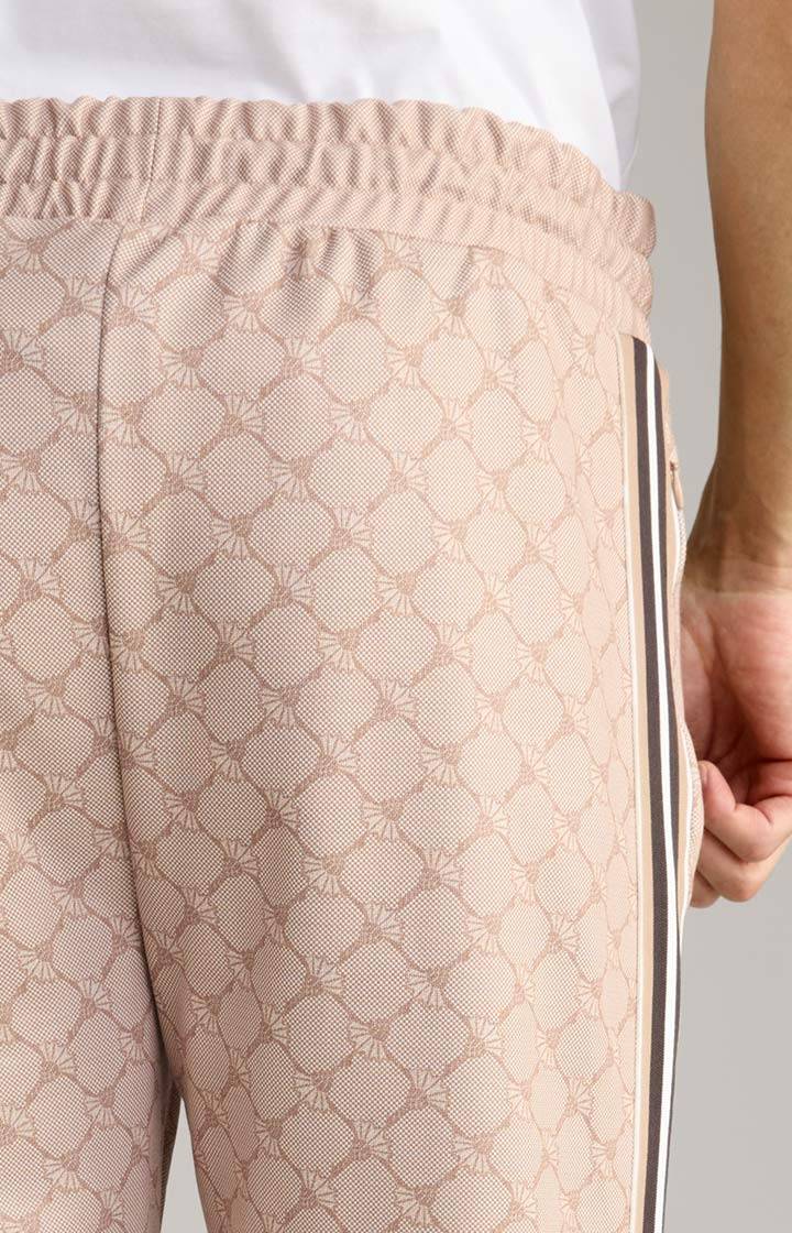 Joop Cornflower-Joggpants Tivon in Hellbraun gemustert Fabrikverkauf