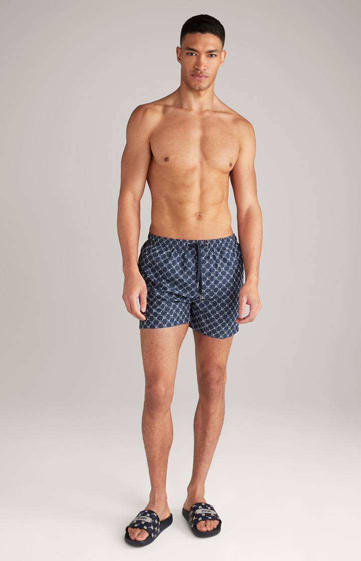 Joop Cornflower Badeshorts Mykonos in Navy gemustert Vatertagsangebot