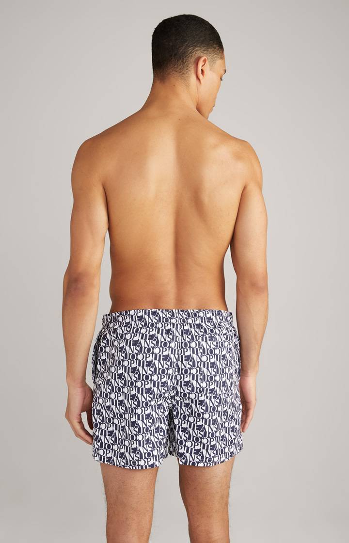 Joop Badeshorts Siesta Beach in Dunkelblau/Weiß Jubiläumsangebot