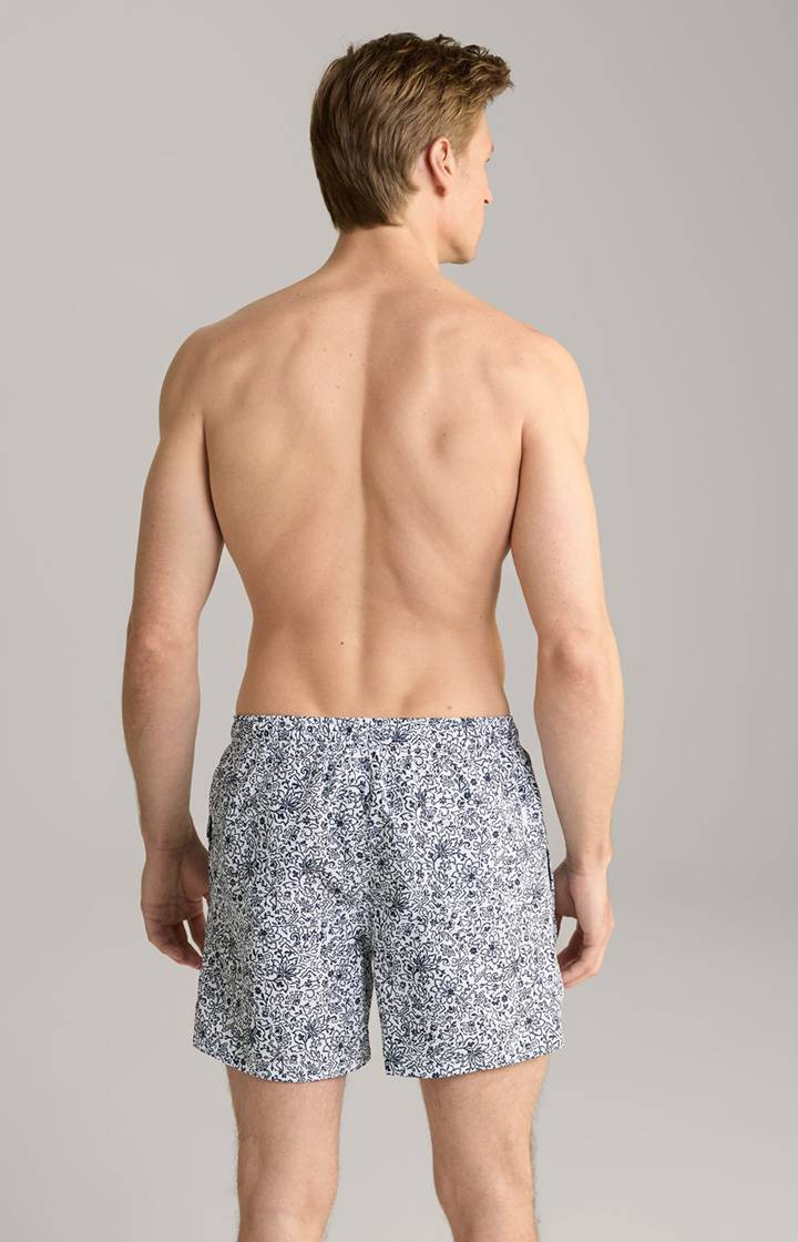 Joop Badeshorts Palolem Beach in Weiß/Blau gemustert Tägliche Deals