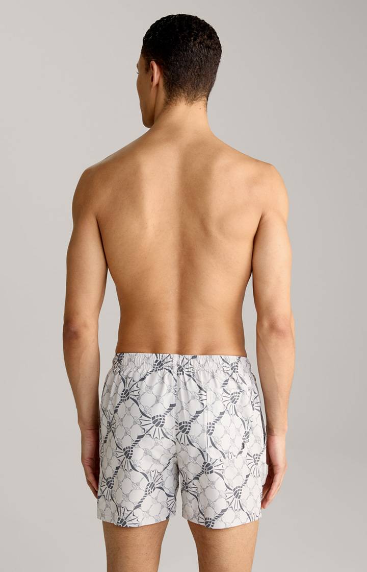 Joop Cornflower-Badeshorts Babados in Hellgrau/Anthrazit Kostenlose Rückgabe