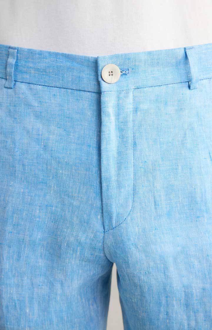 Joop Leinen-Chino Hank in Hellblau meliert Auslauf