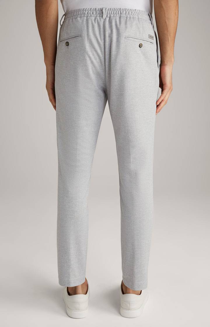 Joop Baukasten-Hose Lester in Hellgrau meliert im Angebot