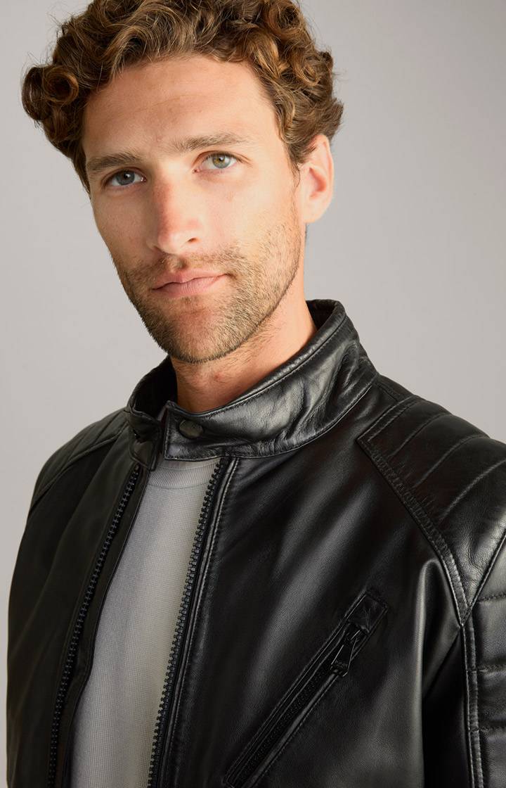 Joop Lederjacke Lima in Schwarz Saisonschlussverkauf