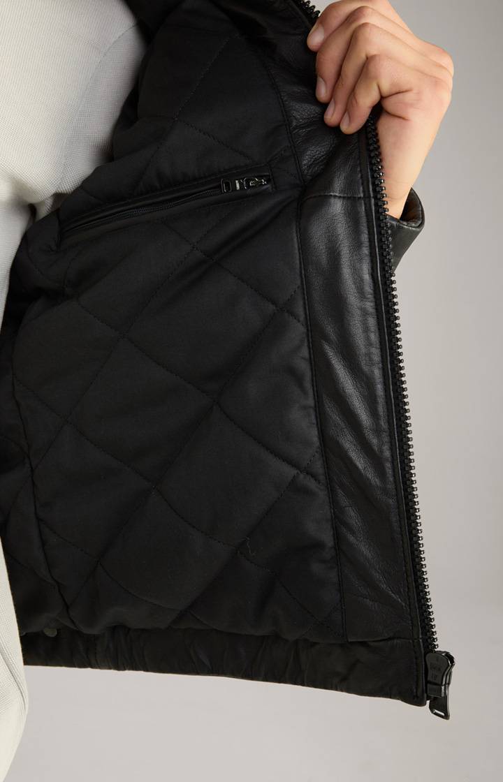 Joop Lederjacke Lima in Schwarz Saisonschlussverkauf