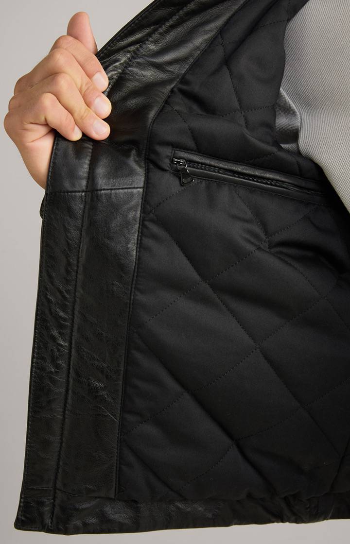Joop Lederjacke Lima in Schwarz Saisonschlussverkauf