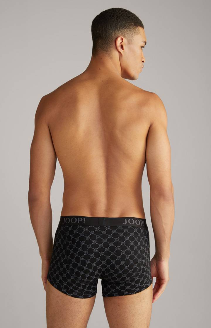 Joop 3er-Pack Fine Cotton Stretch Boxer in Schwarz/Rot/Weiß gemustert Cyber Monday
