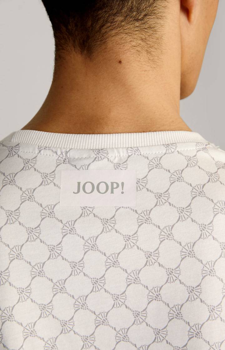 Joop Loungewear T-Shirt in Offwhite/Grau gemustert Bestseller