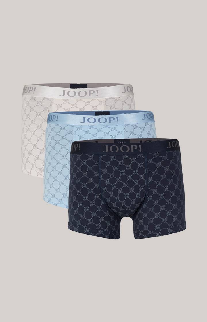 Joop 3er-Pack Boxer in Hellblau/Ecru/Navy Saisonale Angebote