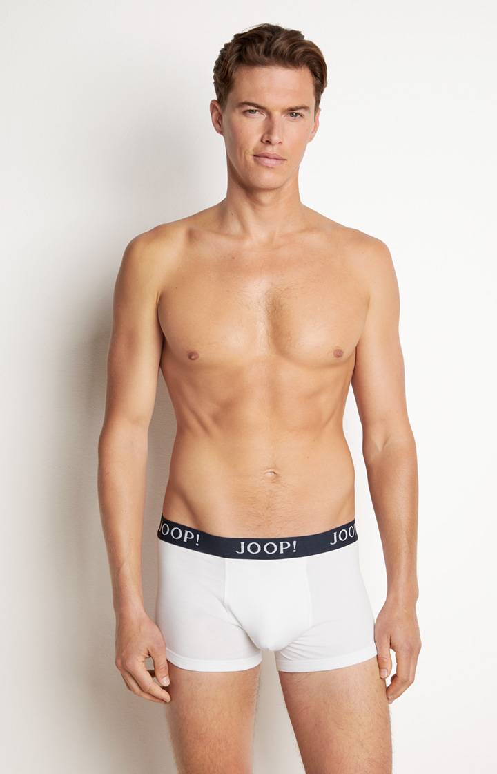 Joop 3er-Pack Fine Cotton Stretch Boxer in Dunkelblau/Weiß Kauf eins, bekomm eins gratis