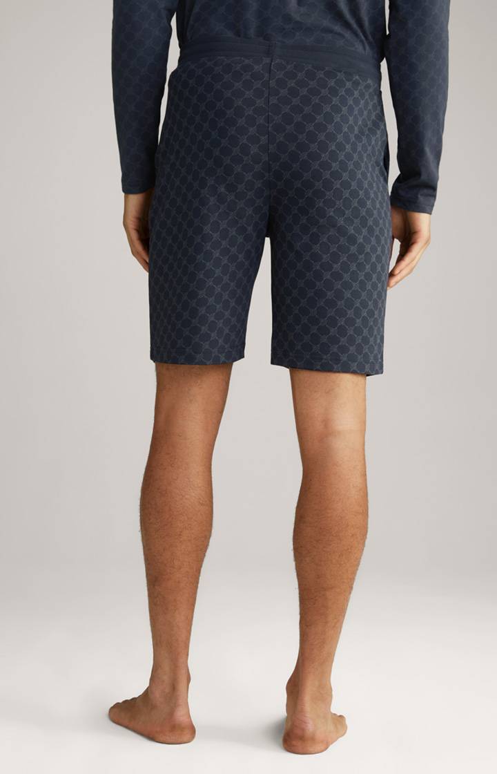 Joop Loungewear Shorts in Navy gemustert Sonderangebote