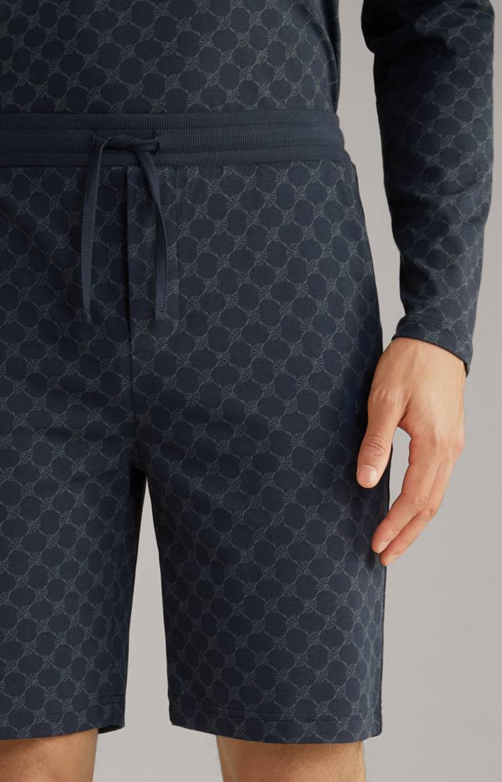 Joop Loungewear Shorts in Navy gemustert Sonderangebote