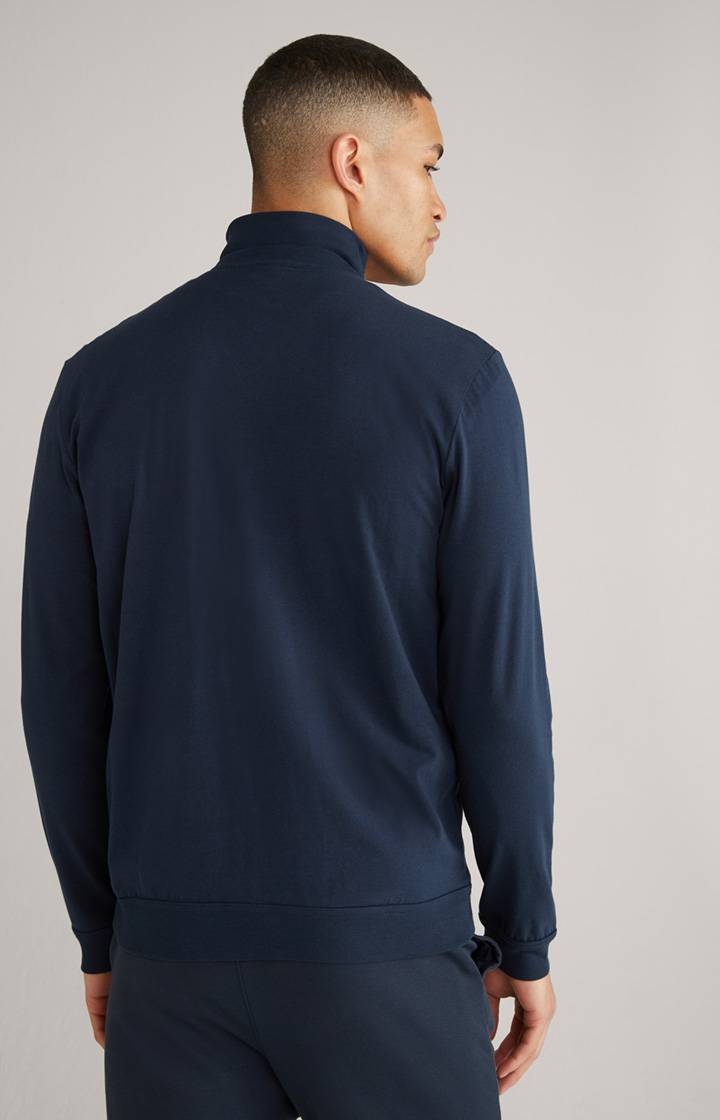 Joop Loungewear Sweatjacke in Dunkelblau Tiefpreis