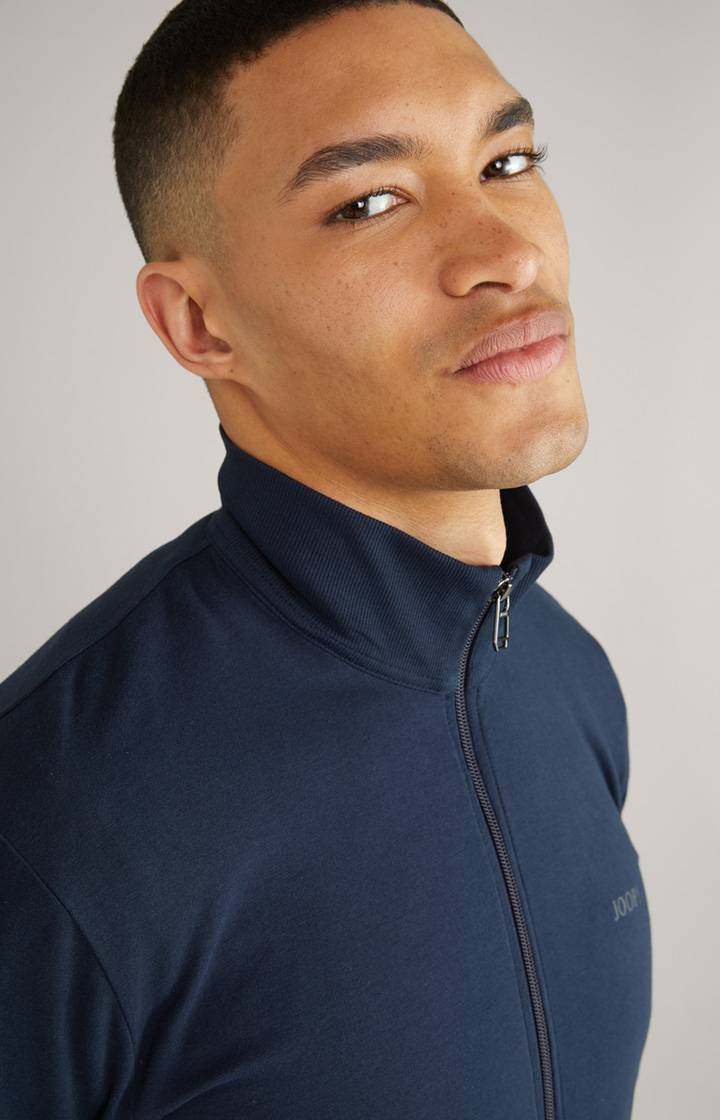 Joop Loungewear Sweatjacke in Dunkelblau Tiefpreis