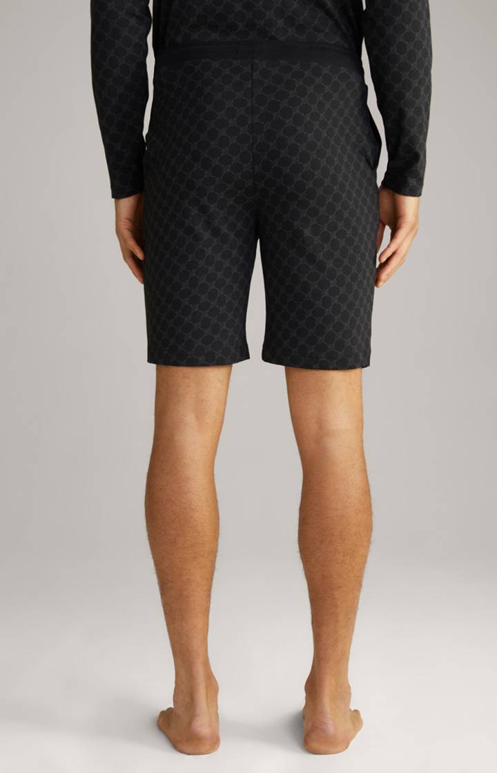 Joop Loungewear Shorts in Schwarz gemustert Kostenlose Rückgabe