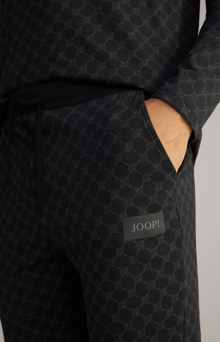 Joop Loungewear Shorts in Schwarz gemustert Kostenlose Rückgabe