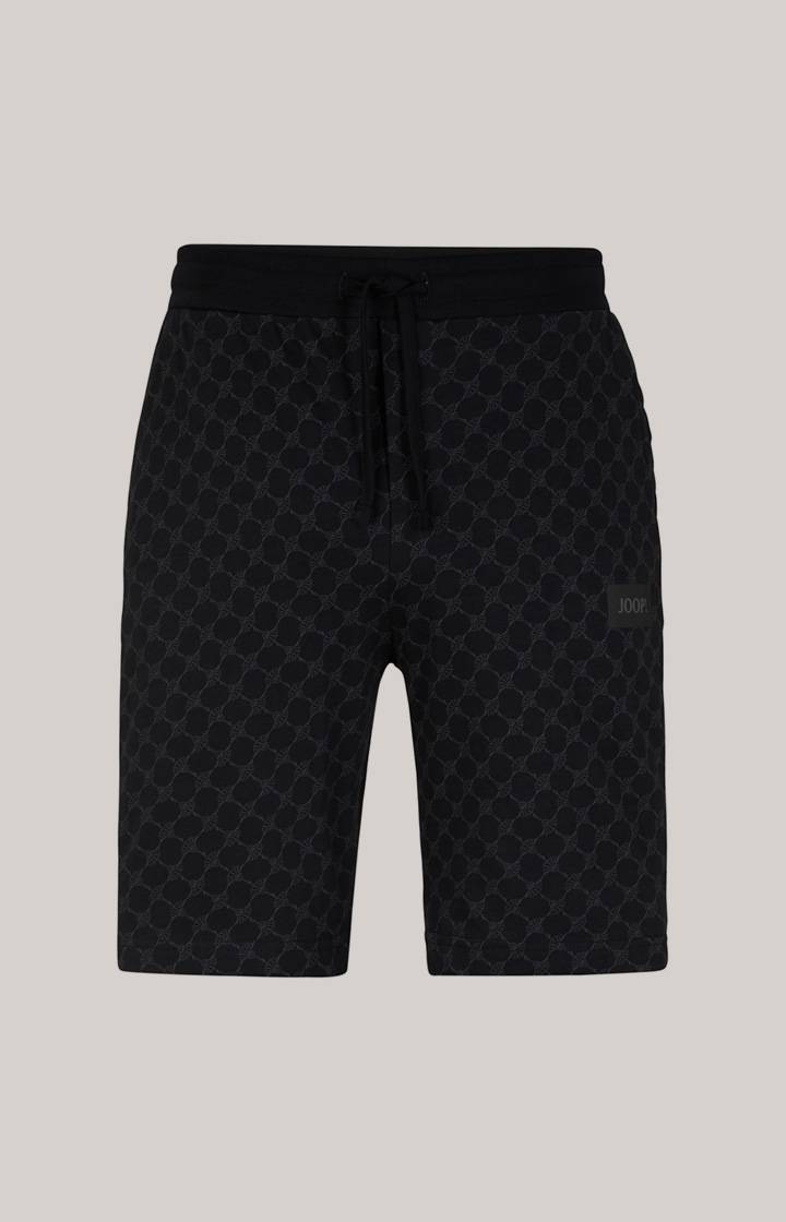 Joop Loungewear Shorts in Schwarz gemustert Kostenlose Rückgabe