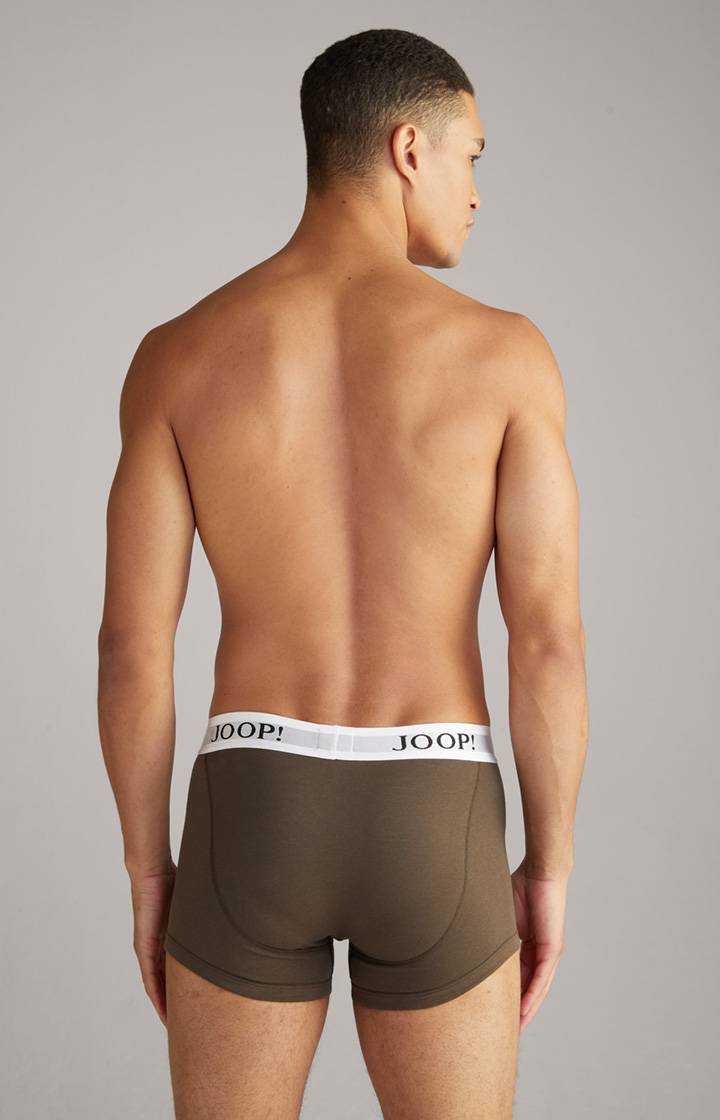 Joop 3er-Pack Fine Cotton Stretch Boxer in Dunkelblau/Bordeaux/Oliv Letzte 3 Tage