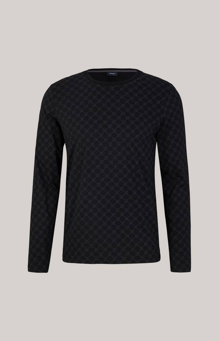 Joop Loungewear Longsleeve in Schwarz gemustert Letzte 2 Tage