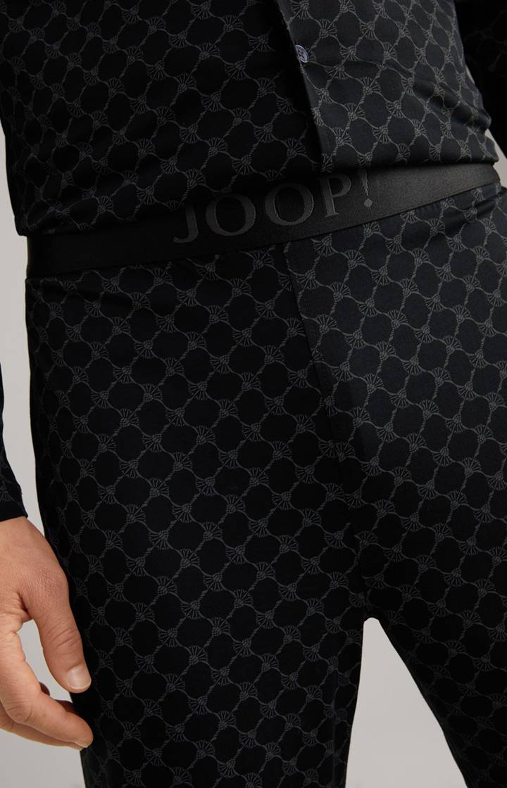 Joop Cornflower Baumwoll-Pyjama in Schwarz Bis zu 50% Rabatt