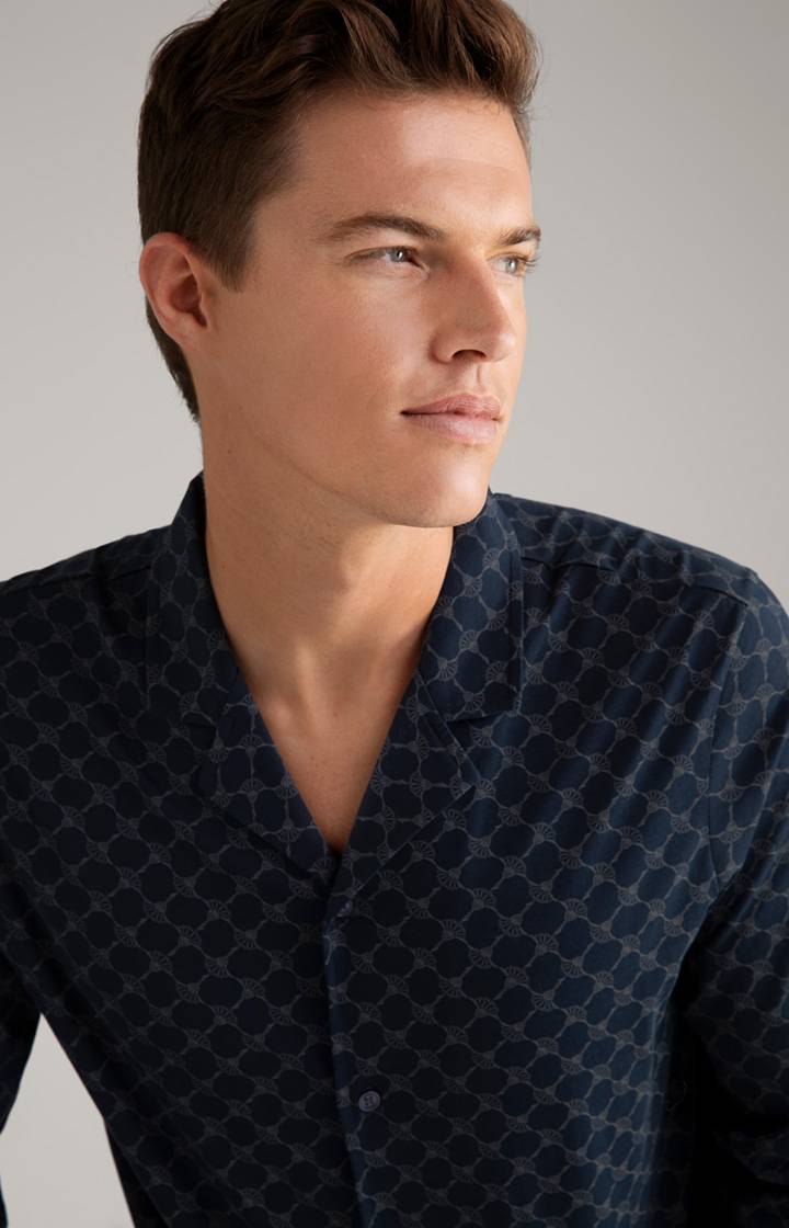 Joop Cornflower Baumwoll-Pyjama in Dunkelblau Vierteljährliche Förderung
