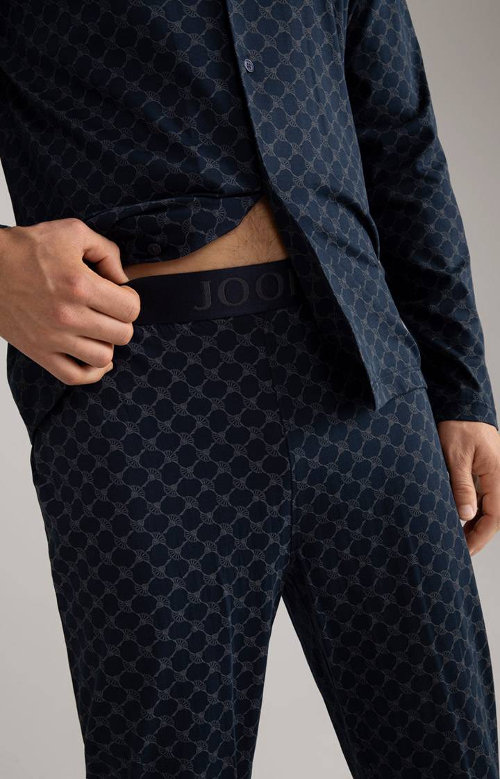 Joop Cornflower Baumwoll-Pyjama in Dunkelblau Vierteljährliche Förderung