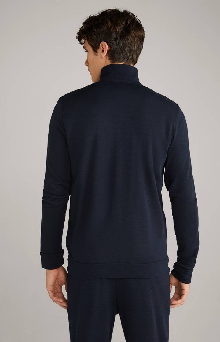 Joop Loungewear Sweatjacke in Dark Blue Super Rabatt
