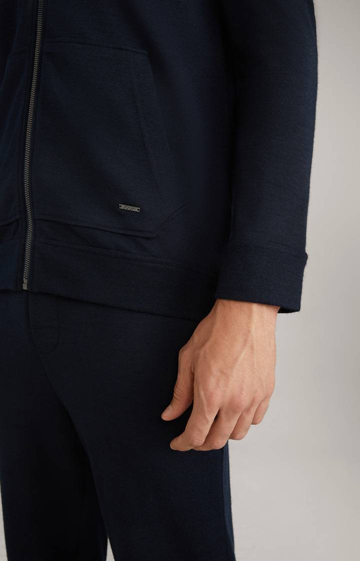 Joop Loungewear Sweatjacke in Dark Blue Super Rabatt
