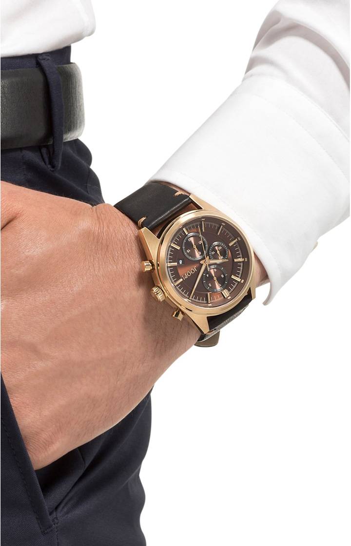 Joop Herrenuhr in Gold/Schwarz im Angebot
