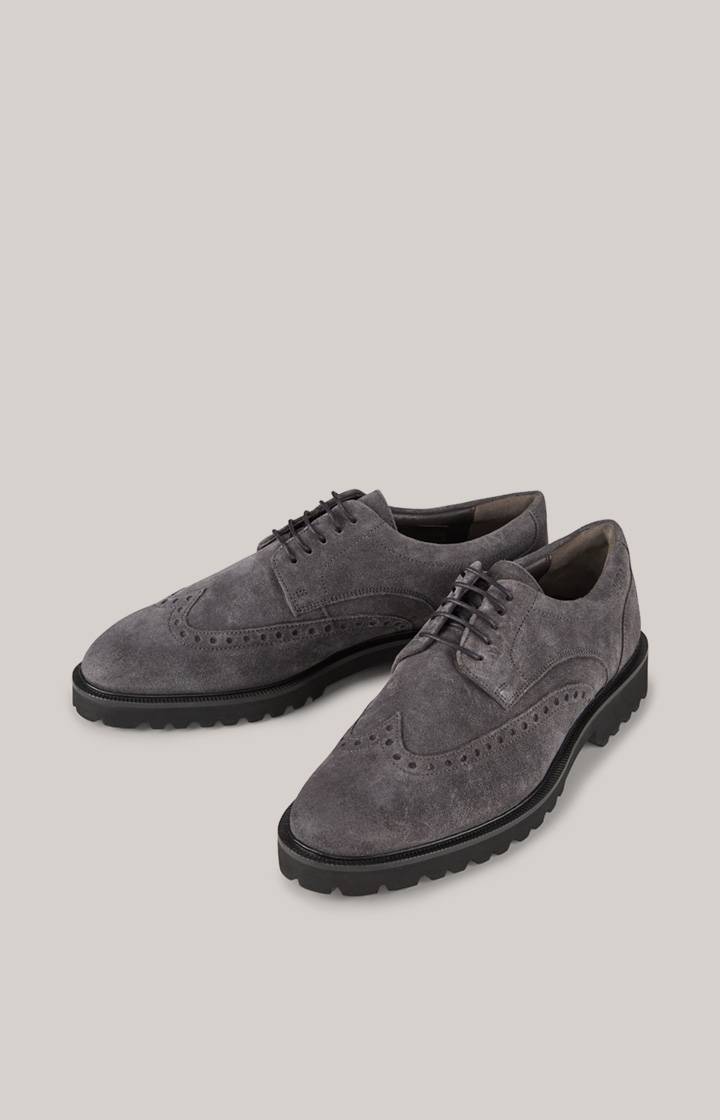 Joop Brogue Lace-up Velluto New Danilo in Dunkelgrau Wochenangebot