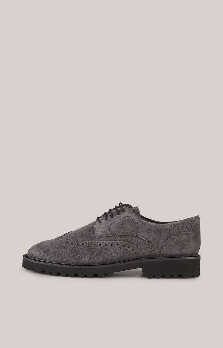 Joop Brogue Lace-up Velluto New Danilo in Dunkelgrau Wochenangebot