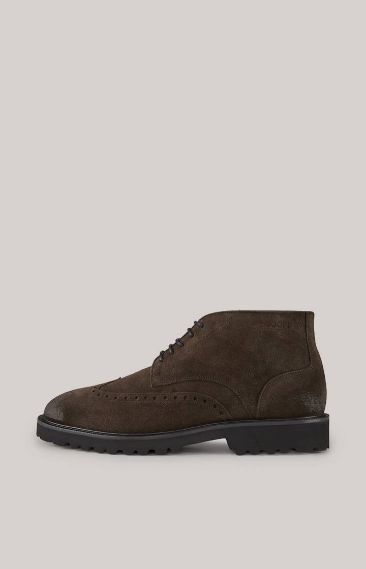 Joop Low Boots Velluto New Danilo in Dunkelbraun Letzte 3 Tage