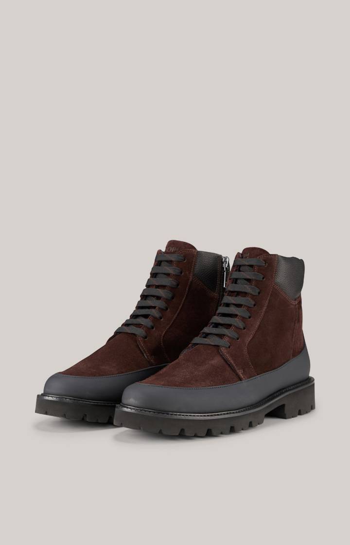 Joop Boots Hektor Velluto Misto in Dunkelbraun Nur für heute