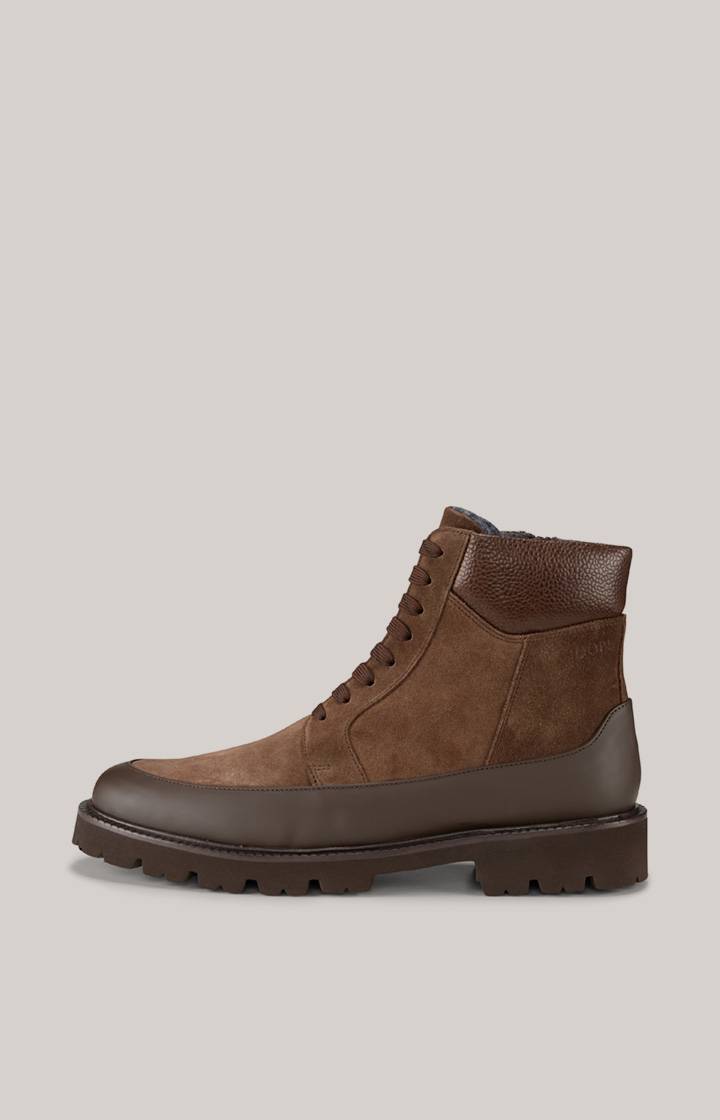 Joop Boots Hektor Velluto Misto in Braun Sonderangebot der Fabrik