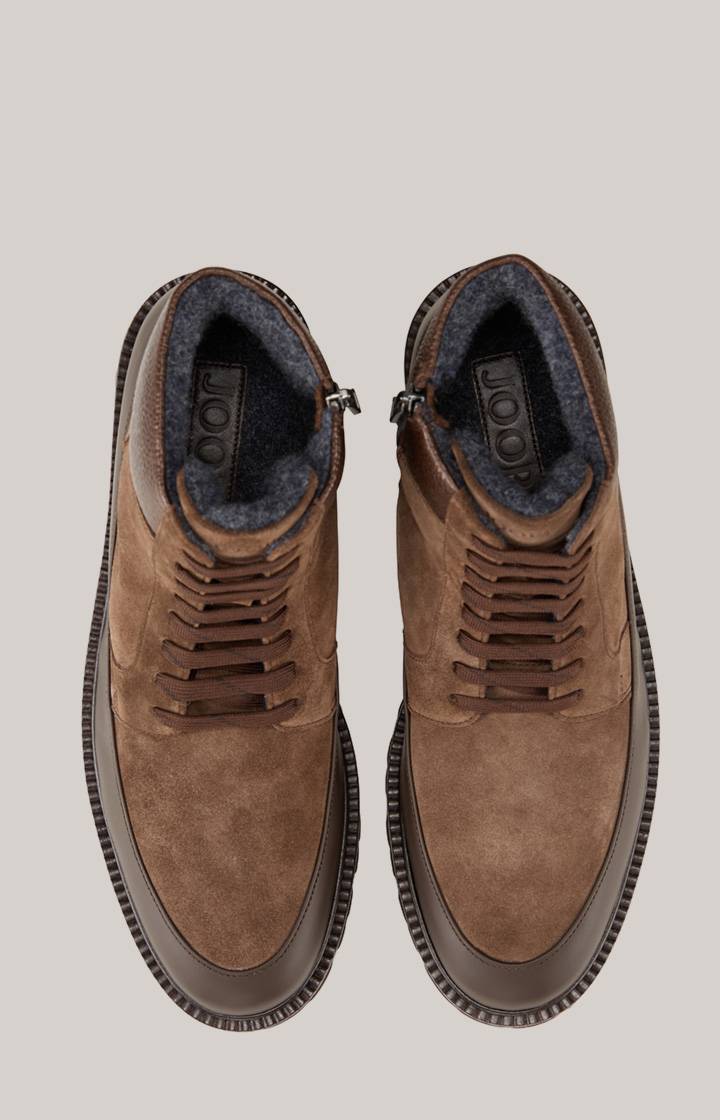 Joop Boots Hektor Velluto Misto in Braun Sonderangebot der Fabrik