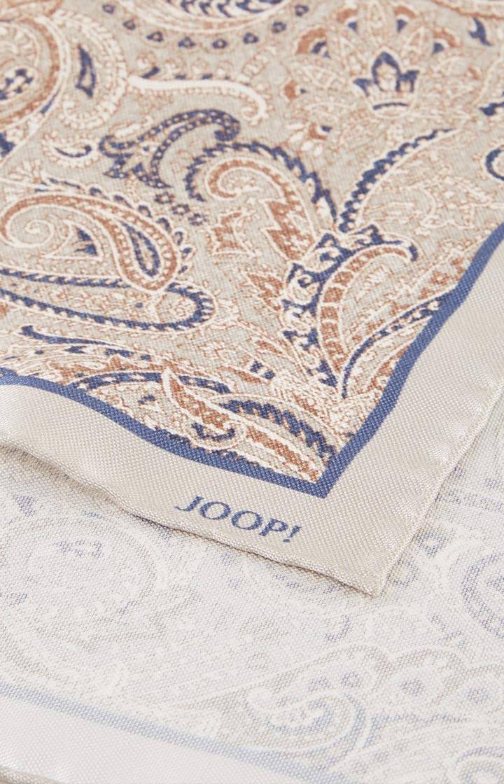 Joop Seiden-Einstecktuch in Beige/Navy Sonderangebote