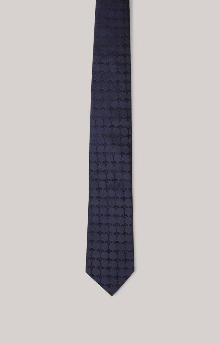 Joop Cornflower Seiden-Krawatte in Navy gemustert